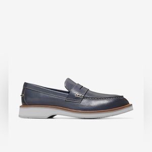 Cole Haan Loafers Navy Blue Grand 360